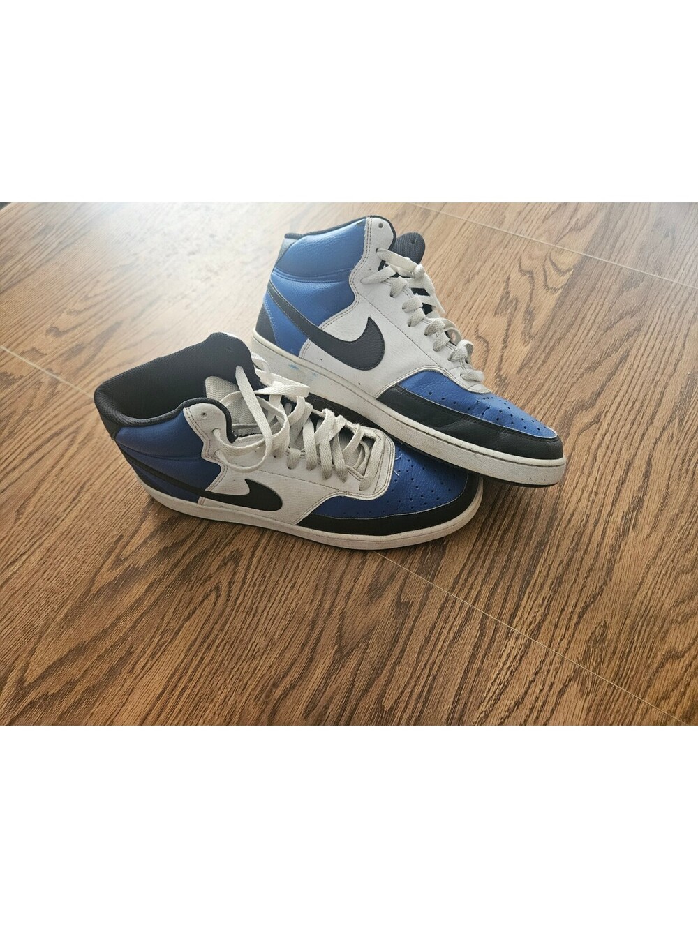 Nike Court Vision Mid Sneakers in Royal Blue / Black - Size 12